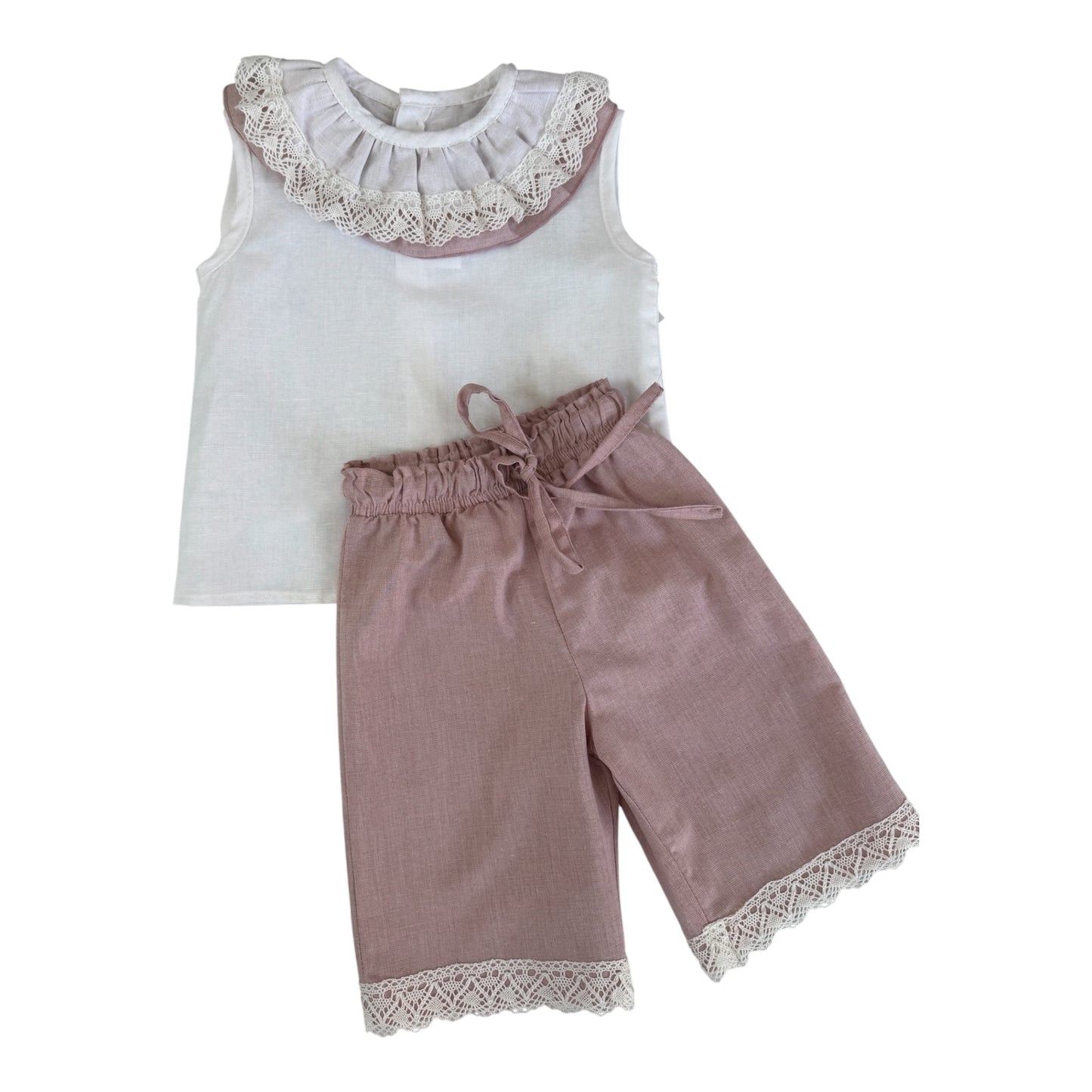 Conjunto niña pantalón 3/4
