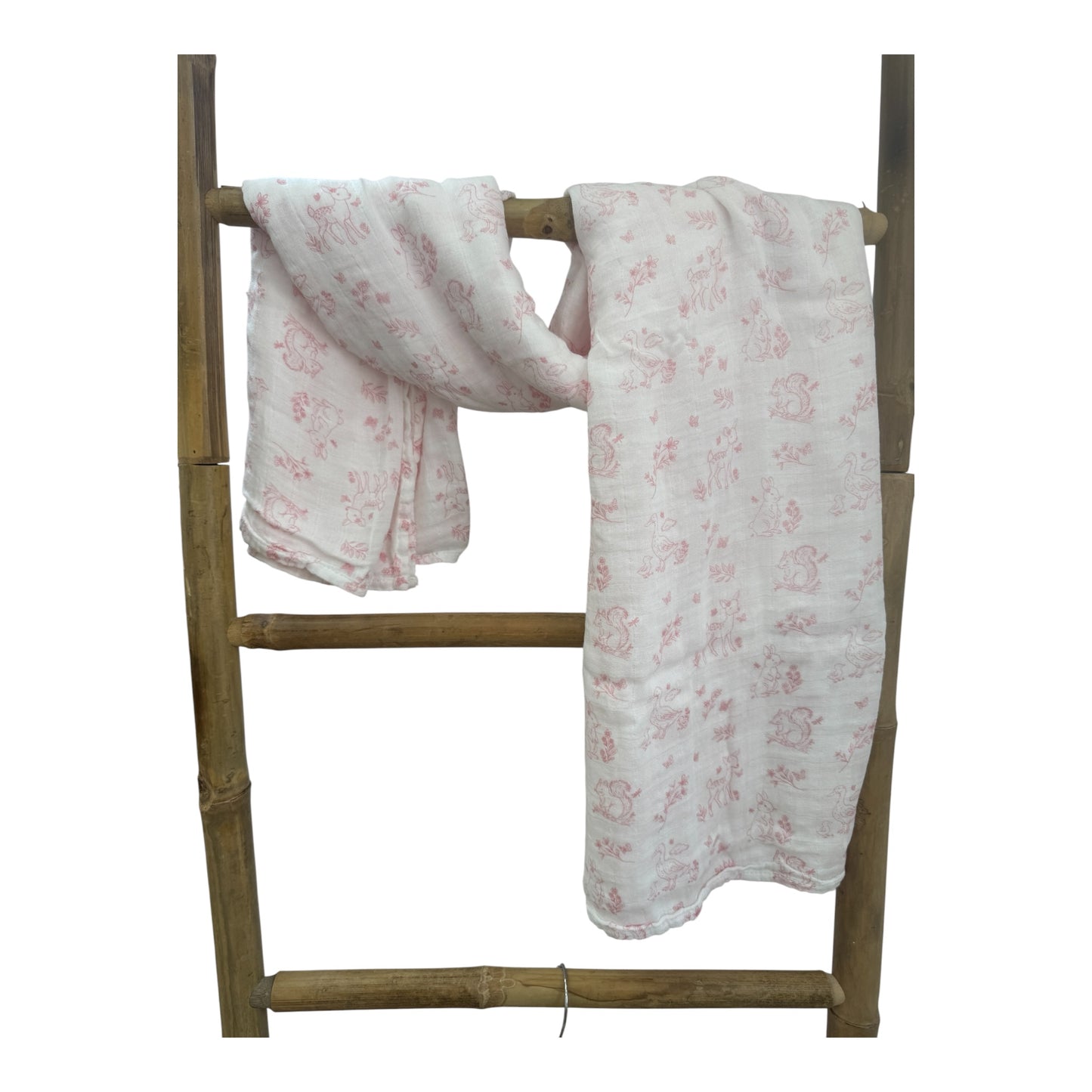 Muselina rosa bosque 120x120