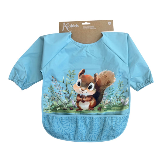 babero impermeable mangas verde ardilla