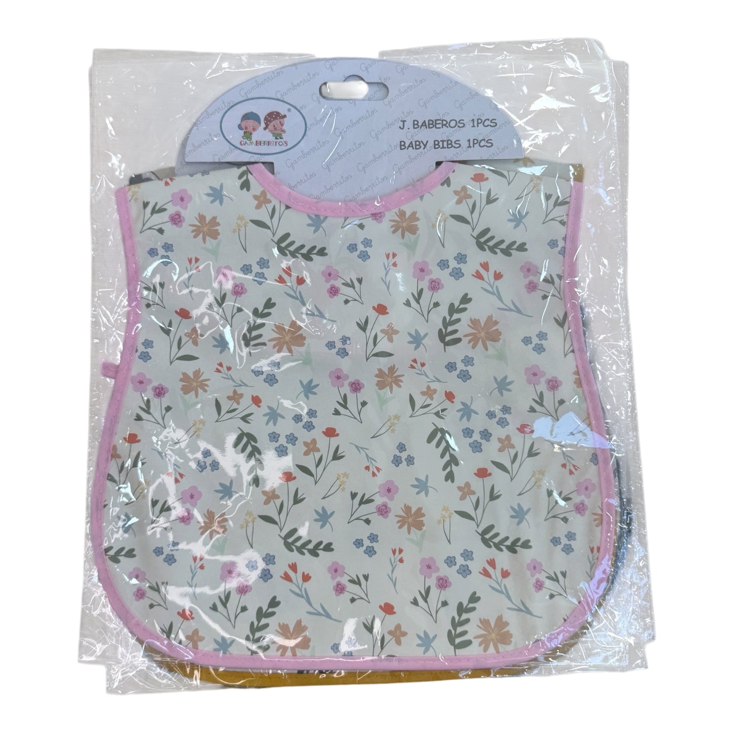 Babero impermeable rosa