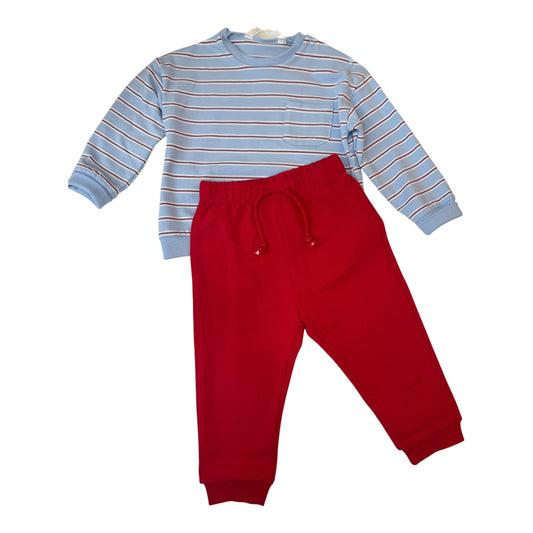 Conjunto chándal rayas